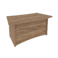 Стол руководителя криволинейный 1600*920*765 рис1