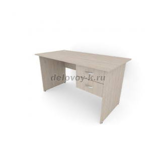 Стол письменный с тумбой Д-014т 1400*600*750 (Пикард) рис1