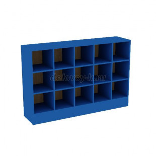 Шкаф для горшков на 15 мест ШДГ-02 1380*320*900 рис1