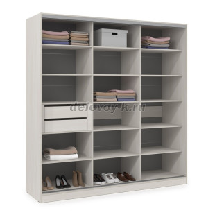 ШКЗЗЗ.24.8 Шкаф-купе 3-дверный Comfort (2398*600*2201) 3 зеркальные двери рис2