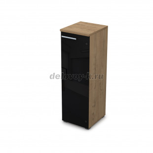 9ПП.017.7 Пенал средний со стеклом (400*450*1245), правый рис2