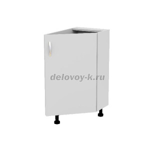 Тумба кухонная угловая (завершающая правая) с распашной дверью 350*580*720 рис1