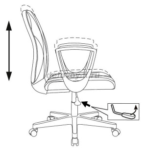 Кресло офисное Бюрократ CH-327 экокожа рис5