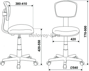 Кресло детское Бюрократ CH-299 рис2