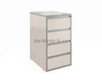 Тумба приставная с замком|сосна карелия рис1