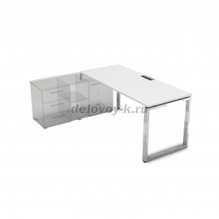 НСТЛ-О.994 Стол рабочий, прямолинейный три опоры, левый (1600*900*750) рис4