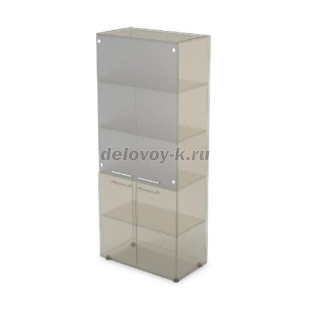 10ФКс.002 Комплект фасадов стеклянных цвет белый матовый (396*4*1148)*2 рис1