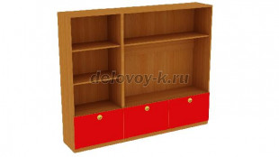 Стеллаж "Гирлянда" СТ-004 1800*340*1500 рис1