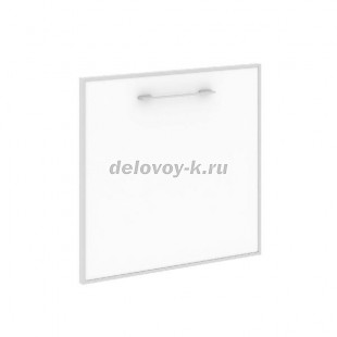 Дверца для тумбы модульной стеклянная правая 520*22*542  LT.S-4 R (R) white tm рис1