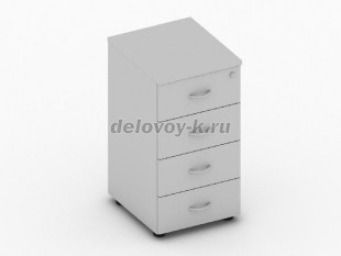 Тумба с замком на верхний ящик 420х450х750 ПР-42.04 рис1