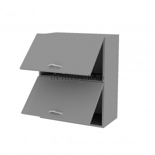 Шкаф навесной с двумя подъемными дверями широкий 720 мм 700*320*720 рис2