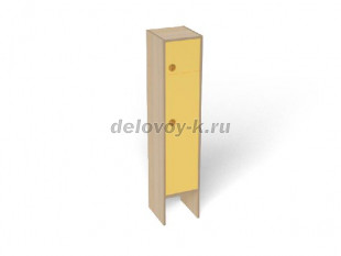 Шкаф 1-секционный с антресолью (ШР-006-1) рис1