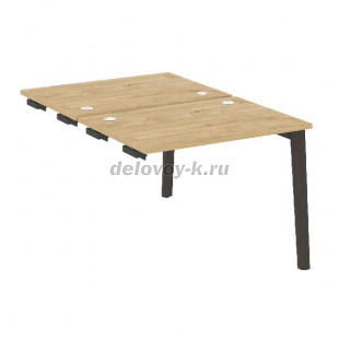 Стол-приставка двойной  к опорным элементам, опоры - массив дерева 980*1475*750  OW.D.SPR-1.7 рис1