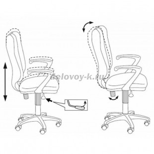 Кресло Бюрократ CH-540AXSN рис2