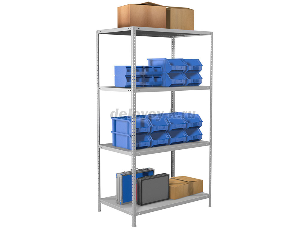 Стеллаж MS 185/100х60/4 фото 1