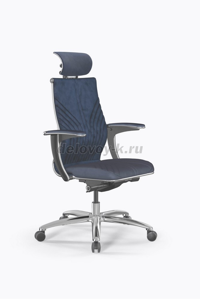 Кресло руководителя METTA Samurai Велюр M3-13U мультиблок со слайдером фото