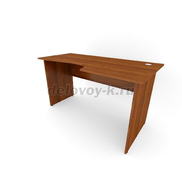 Стол письменный угловой правый ДУ-1.16 пр 1600*900/600*750 рис1