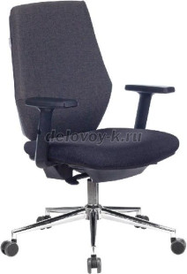 Кресло Бюрократ CH-545SL подлокотники 1D, крестовина металл хром рис1