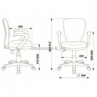 Кресло Бюрократ KD-W10AXSN рис2
