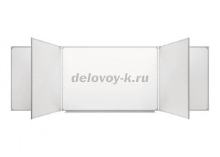 Доска 5-элементная магнитная под маркер 3000х1000 мм рис1