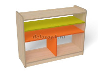 Модуль 2, стеллаж, 930*340*710 (желтый (ая), Вариант 13) рис1