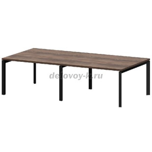 КТМ-28.14.38  Стол переговорный на металлокаркасе 2800*1400*750 рис1