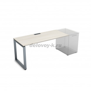 СДТ-О.974 Стол рабочий прямолинейный приставной (1600*700*750) рис3