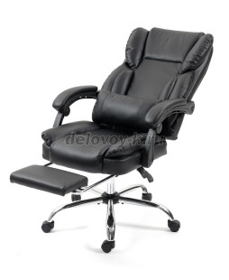 Кресло руководителя с подножкой F5000 экокожа рис2