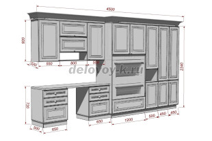 Кухонный гарнитур КРЕМИЯ рис5
