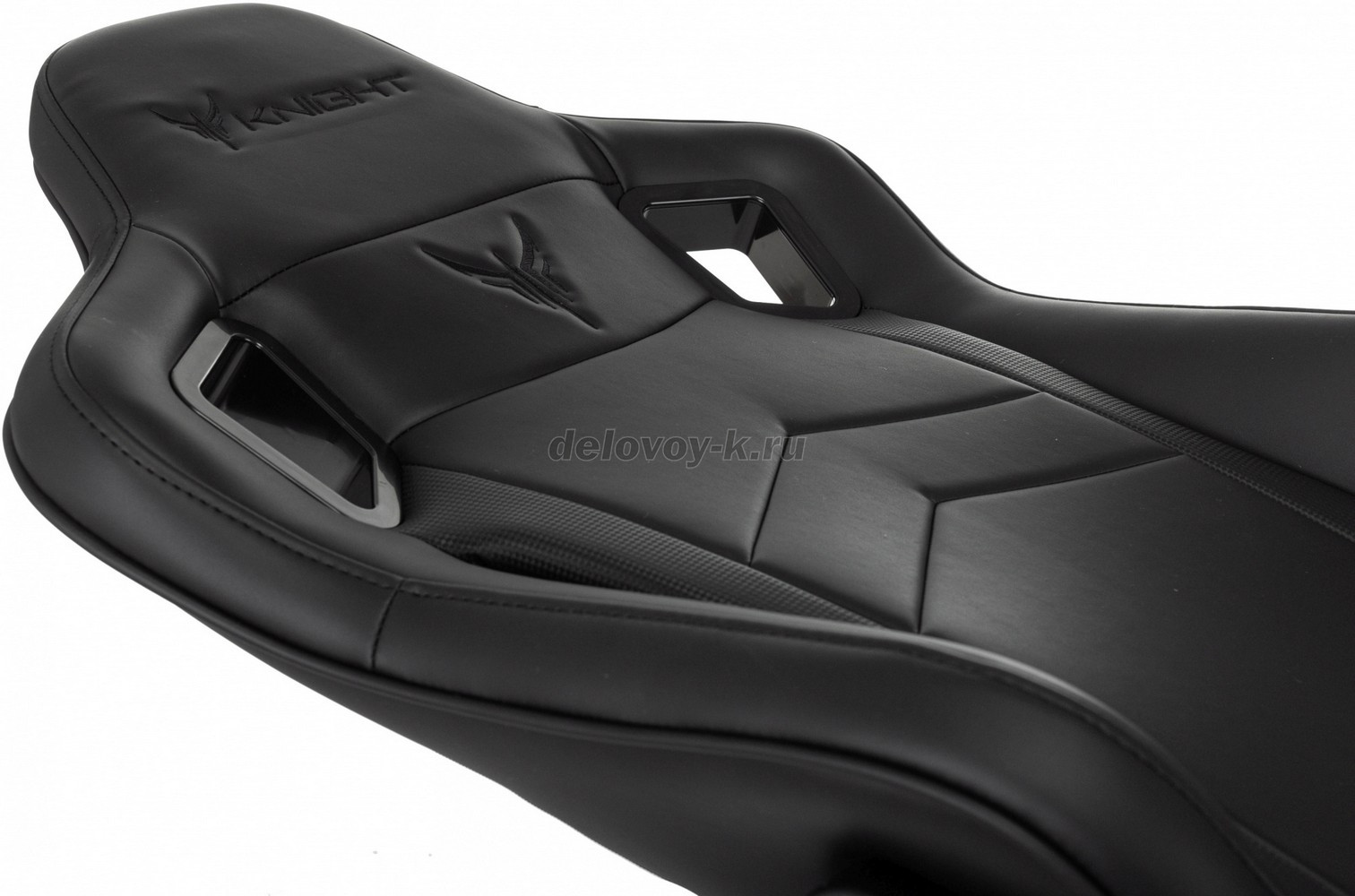 Кресло игровое KNIGHT GLADIATOR экокожа, крестовина металл фото 9