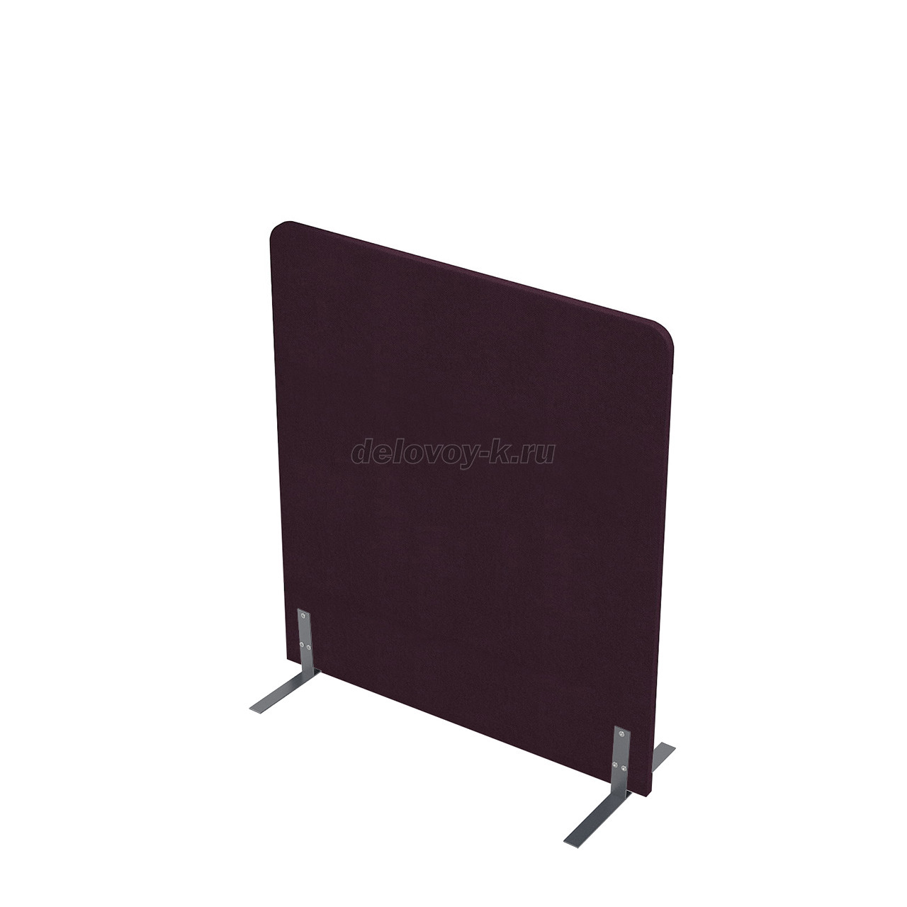 011.МПО.1012 Акустическая мобильная перегородка на стационарных опорах 1000*450*1200 фото