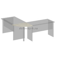 К.204 Угловой сегмент 600-25-750_Орех французский рис1