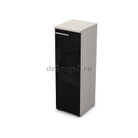 9ПП.017.7 Пенал средний со стеклом (400-450-1245), правый ivory рис3