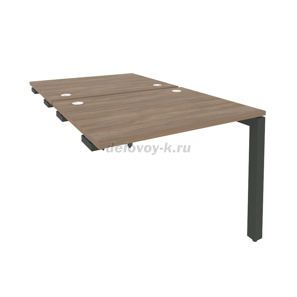 Стол-приставка двойной на П-образном м/к к опорным элементам 980*1635*750 O.MP-D.SPR-1.8 фото