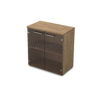9НШ.023.2 Шкаф низкий со стеклом (800*450*845) рис1