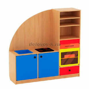 УГОЛОК-КУХНЯ «ХОЗЯЮШКА» (ЦВЕТНОЙ ФАСАД) рис1