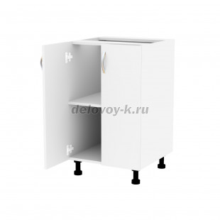 Тумба кухонная с двумя распашными дверями 500*500*720 рис2
