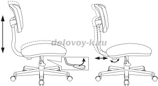 Кресло детское Бюрократ CH-W299 рис4