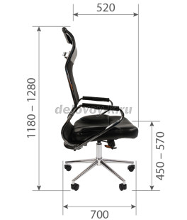 Кресло руководителя CHAIRMAN 700 сетка рис3