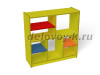 Модуль 3, стеллаж, 900*320*900 (желтый (ая), Вариант 13)
