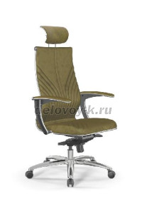 Кресло руководителя METTA Samurai Велюр L2-13U мультиблок со слайдером рис1