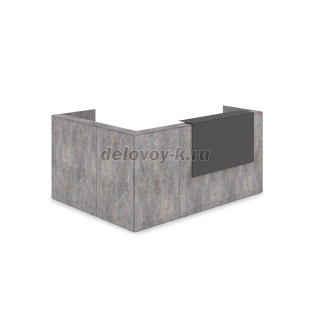 1КР-КЛ.102 Комплект Ресепшн с фартуком HPL 2344*1765*1149 без подсветки рис3