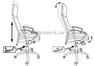 Кресло руководителя Бюрократ CH-600SL рис3