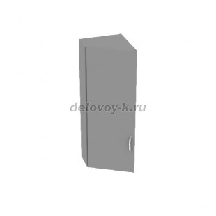 Шкаф навесной угловой (завершающий левый) с одной распашной дверью 1 полка 920 300*320*920 рис1