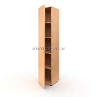 Шкаф для учебных пособий полуоткрытый узкий  ШУП-Яр рис1