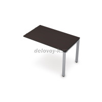 6МПр.602 Приставной элемент (1200-700-750) Венге_Алюминий матовый рис4