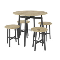 Стол обеденный Медисон  дуб сонома_h_1000 рис2