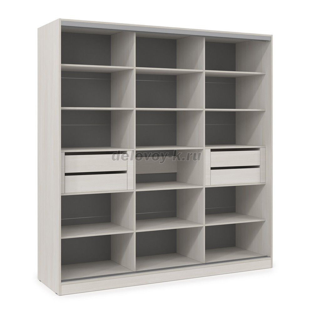 ШКЗЗЗ.21.9 Шкаф-купе 3-дверный Comfort (2098*600*2201) 3 зеркальные двери фото