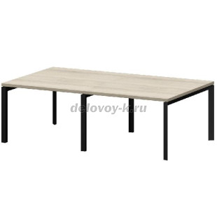 КТМ-24.14.38  Стол переговорный на металлокаркасе 2400*1400*750 рис1