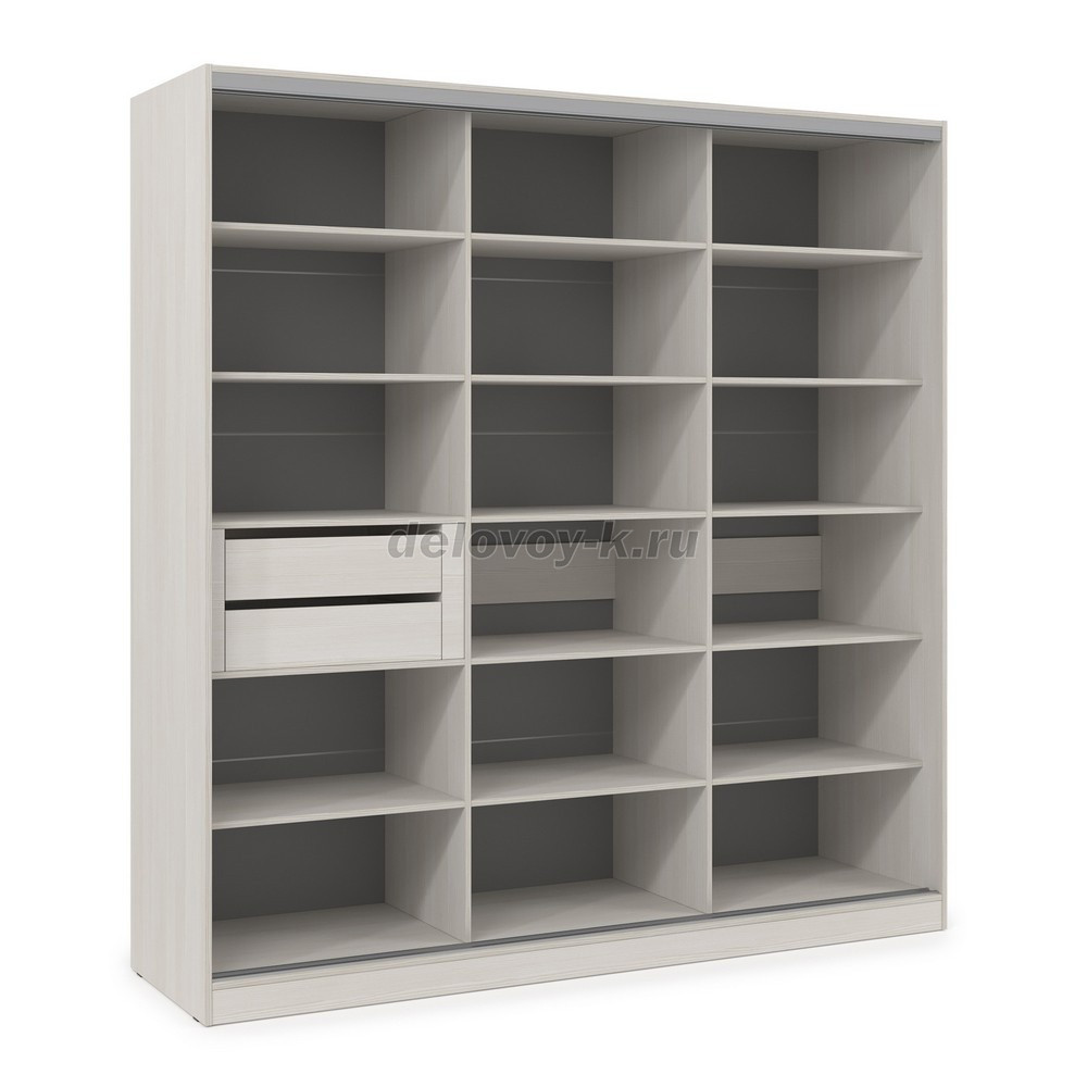 ШКЗЗЗ.24.8 Шкаф-купе 3-дверный Comfort (2398*600*2201) 3 зеркальные двери фото